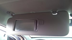 2017-2020 Hyundai Elantra Gray Sun Visor without Sunroof or Extension - Left (Driver) (Used OEM)