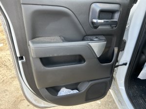 2020-2024 GMC Sierra 2500 HD Black Door Interior Trim Panel - Rear, Right (Passenger) (Used OEM)