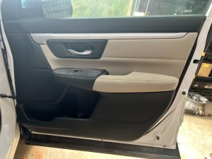 2017-2022 Honda CR-V Black Door Interior Trim Panel - Front, Right (Passenger) (Used OEM)