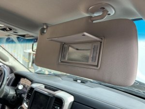 2013-2014 Ram 1500 Black Illuminated Sun Visor - Right (Passenger) (Used OEM)