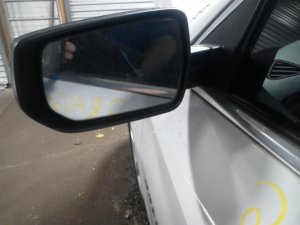 2016-2025 Chevrolet Malibu White Power Door/Side View Mirror - Left (Driver) (Used OEM)