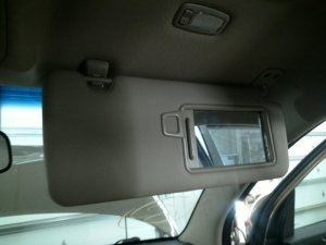 2016-2021 Hyundai Tucson Tan Sun Visor without Sunroof - Right (Passenger) (Used OEM)