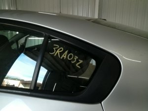 2014-2018 Kia Forte Door Glass - Rear, Left (Driver) (Used OEM)