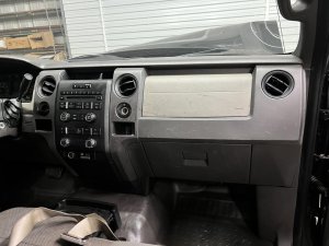 2009-2014 Ford F-150 Black Roof Curtain Air Bag - Right (Passenger) (Used OEM)