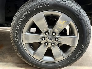 2009-2012 Ford F-150 Black 17x7.5 6-Spoke Charcoal Painted Alloy Wheel (Used OEM)