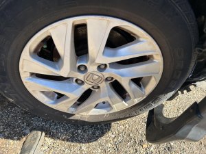 2015-2016 Honda CR-V Silver 17x7 10-Spoke Silver Painted Alloy Wheel (Used OEM)