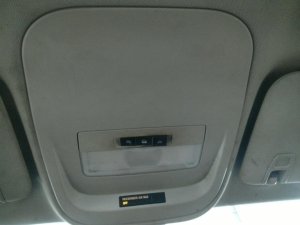 2015-2022 GMC Canyon Tan Overhead Console with Sunglass Bin (Used OEM)
