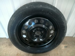 2013-2016 Lincoln MKZ 17x4 Steel Compact Spare Wheel (Used OEM)