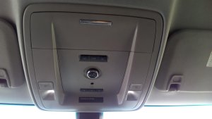 2015-2020 GMC Yukon XL Gray Roof Overhead Console Panel (Used OEM)