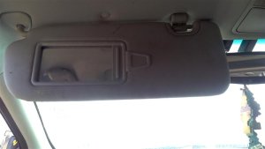 2019 Hyundai Santa Fe XL Gray Sun Visor with Illuminated Vanity Mirror - Left (Driver) (Used OEM)