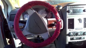 2008-2010 Dodge Grand Caravan Gray Tilt Steering Column with Cruise and Radio Controls (Used OEM)