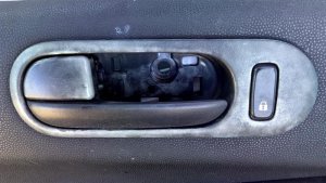 2007-2012 Mazda CX-7 Black Interior Door Handle - Left (Driver) (Used OEM)