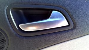 2013-2018 Ford C-Max Red Interior Door Handle - Right (Passenger) (Used OEM)