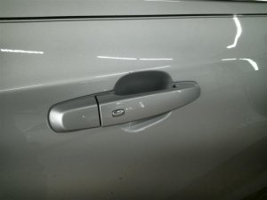 2017-2024 Chevrolet Malibu Silver Exterior Door Handle with Keyless Entry - Rear, Right (Passenger) (Used OEM)