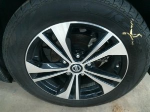2020-2023 Nissan Sentra 16x6.5 5-Double Spoke Machined Black Alloy Wheel (Used OEM)