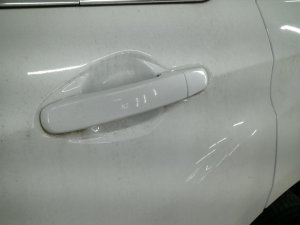 2010-2017 Chevrolet Equinox Exterior Door Handle - Rear, Left (Driver) (Used OEM)