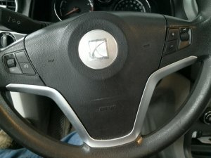 2008-2010 Saturn Vue Black Steering Wheel Air Bag - Left (Driver) (Used OEM)