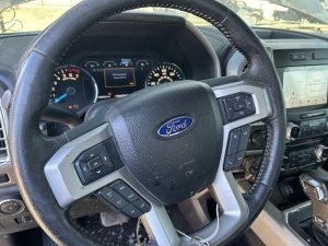 2015-2017 Ford F-150 Black Tilt Steering Column with Cruise and Radio Controls (Used OEM)