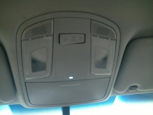 2015-2017 Hyundai Sonata Gray Overhead Roof Console (Used OEM)