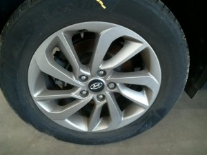 2016-2018 Hyundai Tucson 17x7 10-Spoke Alloy Wheel (Used OEM)