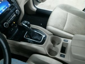 2018-2020 Nissan Rogue Tan Front Floor Console Panel (Used OEM)