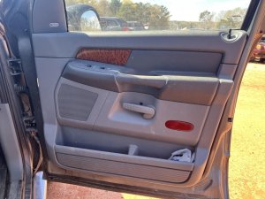 2002-2008 Dodge Ram 1500 Gray Door Interior Trim Panel - Front, Right (Passenger) (Used OEM)