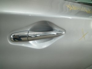 2013 INFINITI JX35 Chrome Chrome Exterior Door Handle Outer Portion - Right (Passenger) (Used OEM)