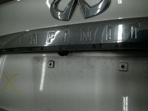 2013 INFINITI JX35 Rear Surround View Video Camera (Used OEM)