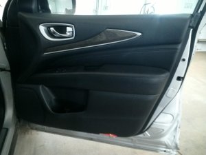 2014-2020 INFINITI QX60 Black Door Interior Trim Panel - Front, Right (Passenger) (Used OEM)