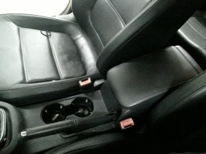 2012-2018 Volkswagen GTI Black Front Floor Console with Armrest (Used OEM)