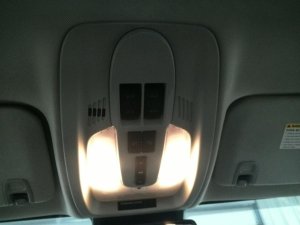 2013-2015 GMC Terrain Gray Overhead Console Panel with Sunroof Controls (Used OEM)
