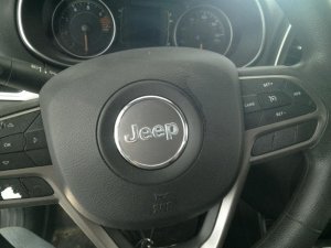 2019-2023 Jeep Cherokee Black Steering Wheel Air Bag - Left (Driver) (Used OEM)