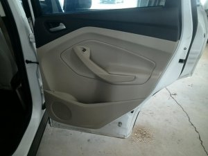2013-2019 Ford Escape Tan Door Interior Trim Panel - Rear, Right (Passenger) (Used OEM)