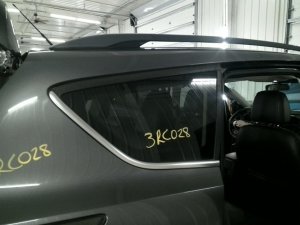 2013-2017 Ford Escape Quarter Glass with Chrome Trim - Right (Passenger) (Used OEM)