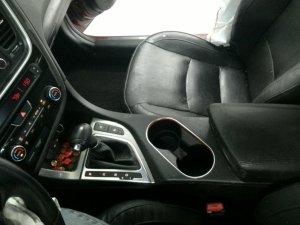 2014-2015 Kia Optima Black Floor Console Panel with Rear Vents (Used OEM)