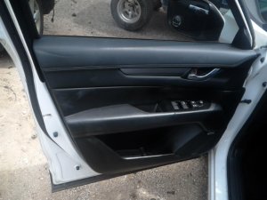 2017-2025 Mazda CX-5 Black Door Interior Trim Panel with Power Windows and Locks - Front, Left (Driver) (Used OEM)