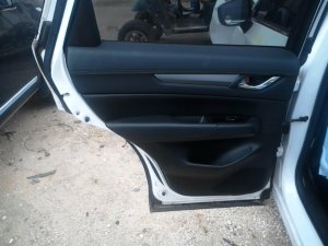 2013-2017 Mazda CX-5 Black Door Interior Trim Panel - Rear, Left (Driver) (Used OEM)