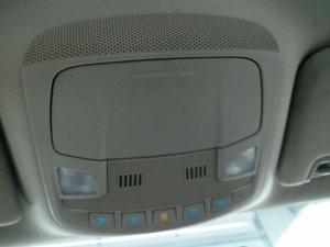 2017-2020 Ford Fusion Tan Overhead Roof Console without Sunroof (Used OEM)