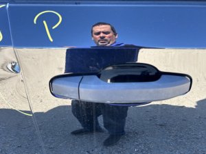  Chevrolet Silverado 2500 White Textured Exterior Door Handle - Front, Right (Passenger) (Used OEM)