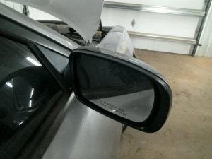 2015-2019 Dodge Charger Black Power Door/Side View Mirror - Right (Passenger) (Used OEM)