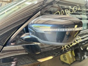 2018-2020 Nissan Pathfinder Gray Power Door/Side View Mirror with Signal Lamp - Left (Driver) (Used OEM)