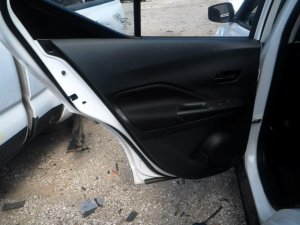 2018-2024 Nissan Kicks Black Door Interior Trim Panel with Power Windows and Power Locks - Rear (Used OEM)
