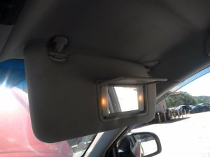 2010-2014 Subaru Legacy Beige Sun Visor with Illuminated Vanity Mirror - Right (Passenger) (Used OEM)