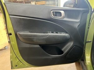 2020-2023 Hyundai Venue Black Door Interior Trim Panel - Front, Left (Driver) (Used OEM)