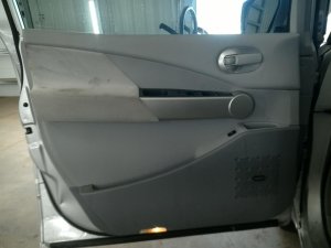 2004-2009 Nissan Quest Gray Door Interior Trim Panel with Power Windows and Locks - Front, Left (Driver) (Used OEM)