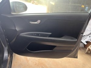 2018-2023 Kia Rio Black Door Interior Trim Panel - Front, Right (Passenger) (Used OEM)