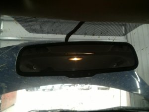 2008-2014 Dodge Avenger Auto-Dimming Interior Rear View Mirror with Map Light and UConnect (Used OEM)