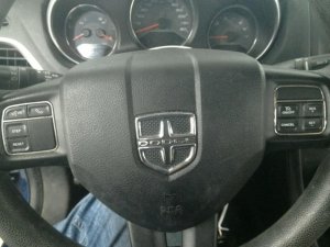 2011-2014 Dodge Avenger Black Steering Wheel Air Bag - Left (Driver) (Used OEM)