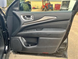 2014-2020 INFINITI QX60 Black Door Interior Trim Panel - Front, Right (Passenger) (Used OEM)