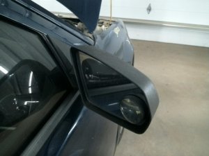 2008-2014 Dodge Avenger Black Power Door/Side View Mirror - Right (Passenger) (Used OEM)